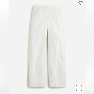 J. Crew Wide Leg Linen Blend Pant